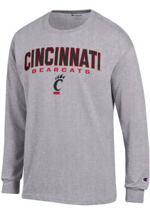 Champion Cincinnati Bearcats Grey Jersey Long Sleeve T Shirt