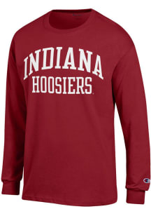 Champion Indiana Hoosiers Cardinal Jersey Long Sleeve T Shirt