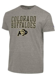 Champion Colorado Buffaloes Grey Tri-Blend Short Sleeve Fashion T Shirt