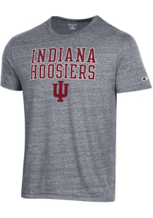 Champion Indiana Hoosiers Grey Tri-Blend Short Sleeve Fashion T Shirt