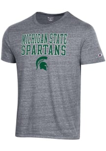 Champion Michigan State Spartans Grey Tri-Blend Short Sleeve Fashion T Shirt