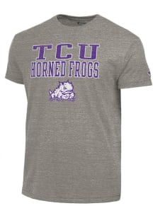 Champion TCU Horned Frogs Grey Tri-Blend Short Sleeve Fashion T Shirt