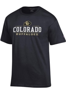 Champion Colorado Buffaloes Black Jersey Short Sleeve T Shirt