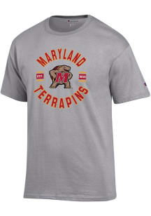 Champion Maryland Terrapins Grey Jersey Short Sleeve T Shirt