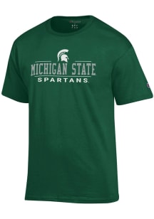 Champion Michigan State Spartans Green Jersey Short Sleeve T Shirt