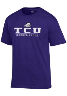 Champion TCU Horned Frogs Purple Jersey Short Sleeve T Shirt