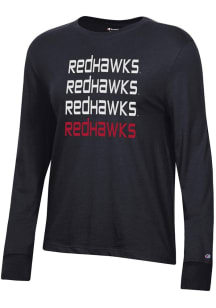 Champion Miami RedHawks Womens Black Core LS Tee