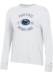 Champion Penn State Nittany Lions Womens White Core LS Tee