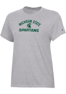 Champion Michigan State Spartans Womens Grey Core Short Sleeve T-Shirt