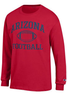 Champion Arizona Wildcats Red Football Football Jersey Long Sleeve T Shirt