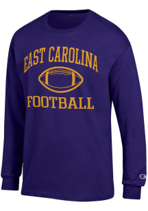Champion East Carolina Pirates Purple Football Football Jersey Long Sleeve T Shirt