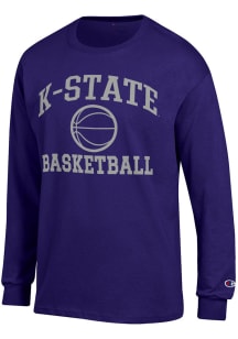 Champion K-State Wildcats Purple Basketball Jersey Long Sleeve T Shirt