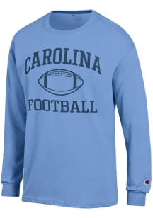 Champion North Carolina Tar Heels Light Blue Football Football Jersey Long Sleeve T Shirt