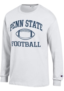 Champion Penn State Nittany Lions White Football Football Jersey Long Sleeve T Shirt