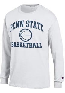 Champion Penn State Nittany Lions White Basketball Jersey Long Sleeve T Shirt