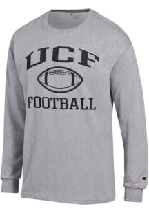 Champion UCF Knights Grey Football Football Jersey Long Sleeve T Shirt