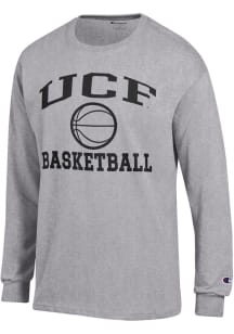 Champion UCF Knights Grey Basketball Jersey Long Sleeve T Shirt