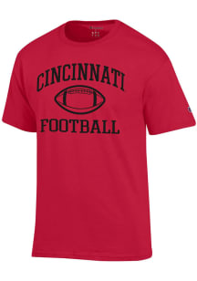 Champion Cincinnati Bearcats Red Football Football Jersey Short Sleeve T Shirt