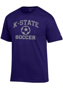 Champion K-State Wildcats Purple Soccer Jersey Short Sleeve T Shirt
