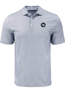 Cutter and Buck Ohio State Buckeyes Mens Black Diamond Dot Short Sleeve Polo