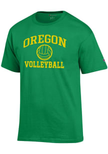 Champion Oregon Ducks Kelly Green Volleyball Jersey Short Sleeve T Shirt