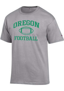 Champion Oregon Ducks Grey Football Football Jersey Short Sleeve T Shirt