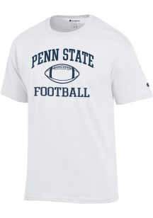 Champion Penn State Nittany Lions White Football Football Jersey Short Sleeve T Shirt