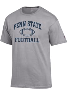 Champion Penn State Nittany Lions Grey Football Football Jersey Short Sleeve T Shirt