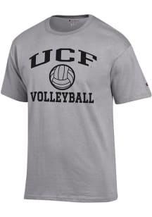 Champion UCF Knights Grey Volleyball Jersey Short Sleeve T Shirt