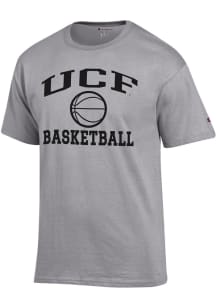 Champion UCF Knights Grey Basketball Jersey Short Sleeve T Shirt