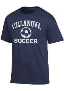 Champion Villanova Wildcats Navy Blue Soccer Jersey Short Sleeve T Shirt