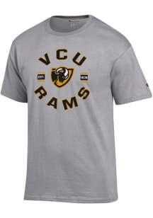 Champion VCU Rams Grey Jersey Short Sleeve T Shirt