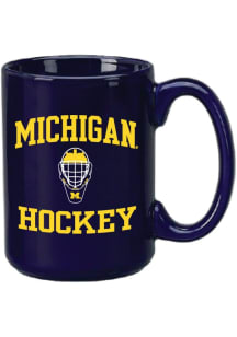 Michigan Wolverines 15oz Hockey Ceramic Mug -