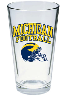 Michigan Wolverines 16oz Football Helmet Pint Glass -