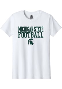 Summit Sportswear Michigan State Spartans Youth  Football Short Sleeve T-Shirt