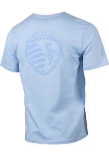 Sporting Kansas City Light Blue Tonal Primary Logo Short Sleeve T Shirt