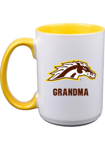 Western Michigan Broncos Grandma 15oz Ceramic Mug - White
