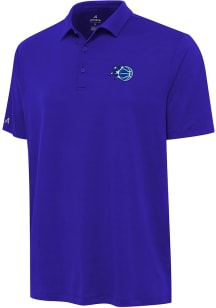 Antigua Orlando Magic Mens Blue Reprocess Recycled Short Sleeve Polo