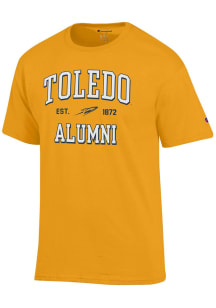 Champion Toledo Rockets Gold Est Date Alumni Jersey Short Sleeve T Shirt