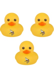 Minnesota Vikings Purple 3pk Rubber Duck