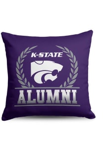 K-State Wildcats Alumni 18x18 Throw Pillow - Purple
