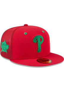 New Era Philadelphia Phillies Mens Red 2026 MLB All Star Game Workout 59FIFTY Fitted Hat