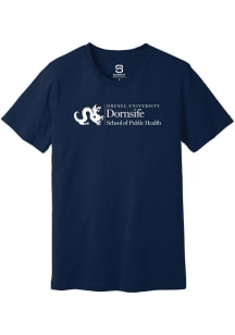 Summit Sportswear Drexel Dragons Navy Blue Dornife School of Public Health Short Sleeve T Shirt