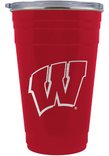 Wisconsin Badgers 22oz Tailgater Tumbler Stainless Steel Tumbler - Red