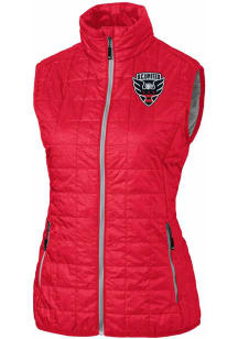 Cutter and Buck DC United Womens Red Rainier PrimaLoft Vest