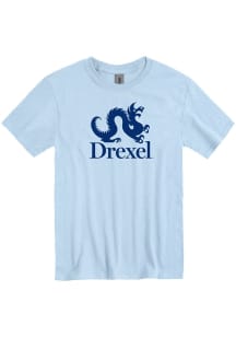Drexel Dragons Light Blue Big Logo Short Sleeve T Shirt