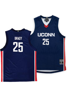 Ice Brady  Campus Ink UConn Huskies Navy Blue NIL Jersey