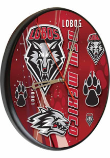 New Mexico Lobos Printed Wall Clock