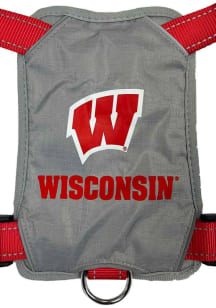 Wisconsin Badgers Team Logo Harness Pet Collar