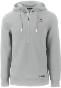 Cutter and Buck Texas Longhorns Mens Ash Alumni Roam Hood